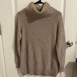 Tan Turtleneck